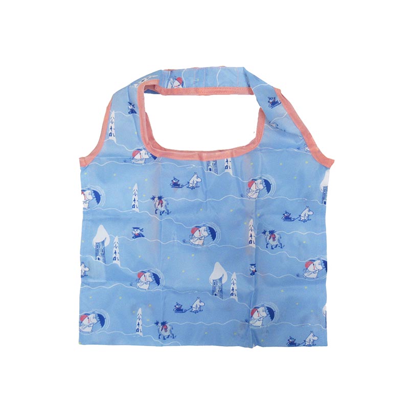 MOOMIN ミニショッピングバック/パターンブルー